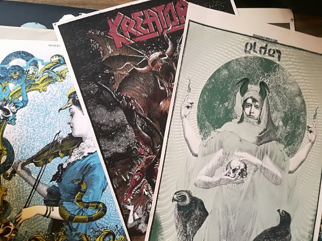 Gig Posters by Brookesia Studio